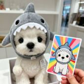 狗狗帽子猫咪头套春秋比熊泰迪博美雪纳瑞鲨鱼变装 狗狗冬季 帽子