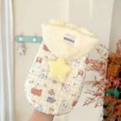 防掉毛布偶小狗秋冬款 狗狗衣服冬季 加厚保暖棉服宠物服装 狗狗棉服