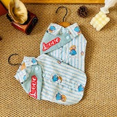 比熊泰迪牛仔外套柴犬衣服中型犬春装 拼布轻薄狗狗衣服夏季 新款