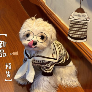 洋气防寒卡通狗狗猫咪卫衣秋冬宠物背心衣服熊猫棉衣冬天保暖泰迪