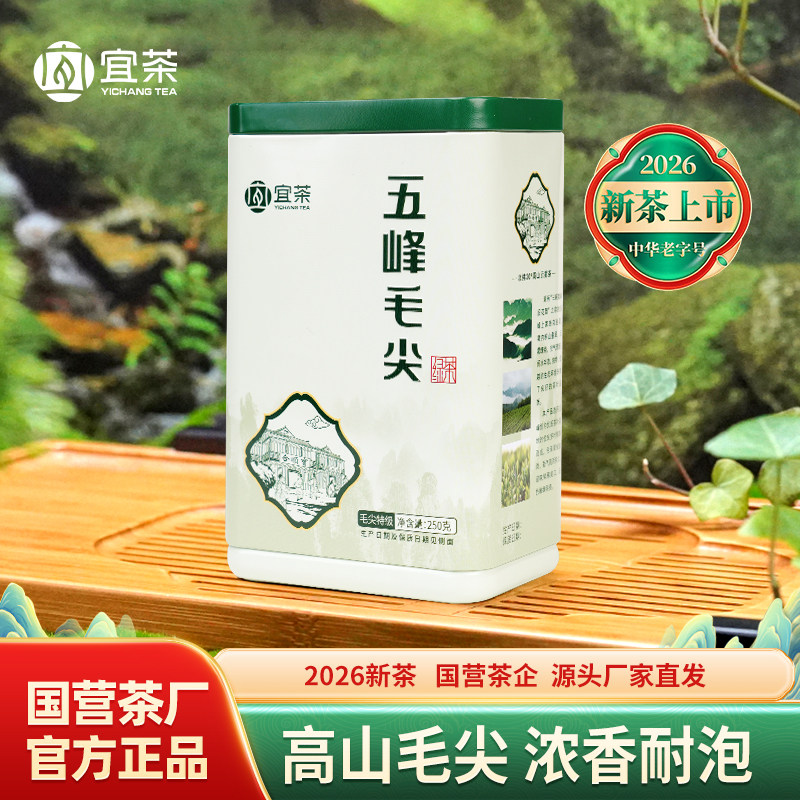 五峰毛尖绿茶雨前半斤装口粮茶图片