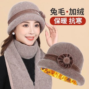 过新年礼物送妈妈生日实用中年婆婆丈母娘奶奶姥姥中老年围巾帽子