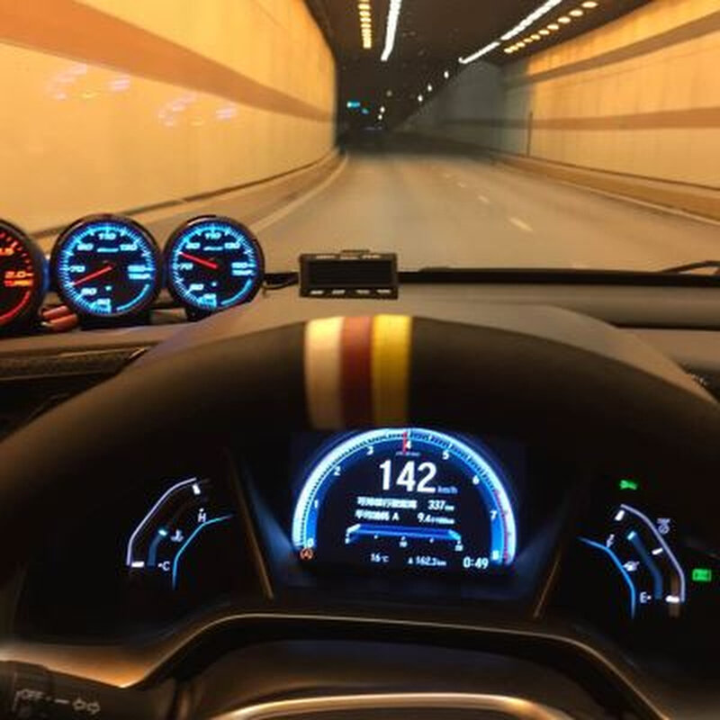 新款defi汽车仪表 赛车改装转速水温油压油温电压真空涡轮压力表