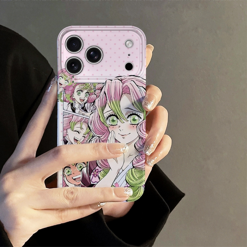 鬼灭之刃蜜璃适用苹果17promax手机壳iPhone16pro新款15pro日漫14卡通13防摔套12小米oppo华为11荣耀vivo红米