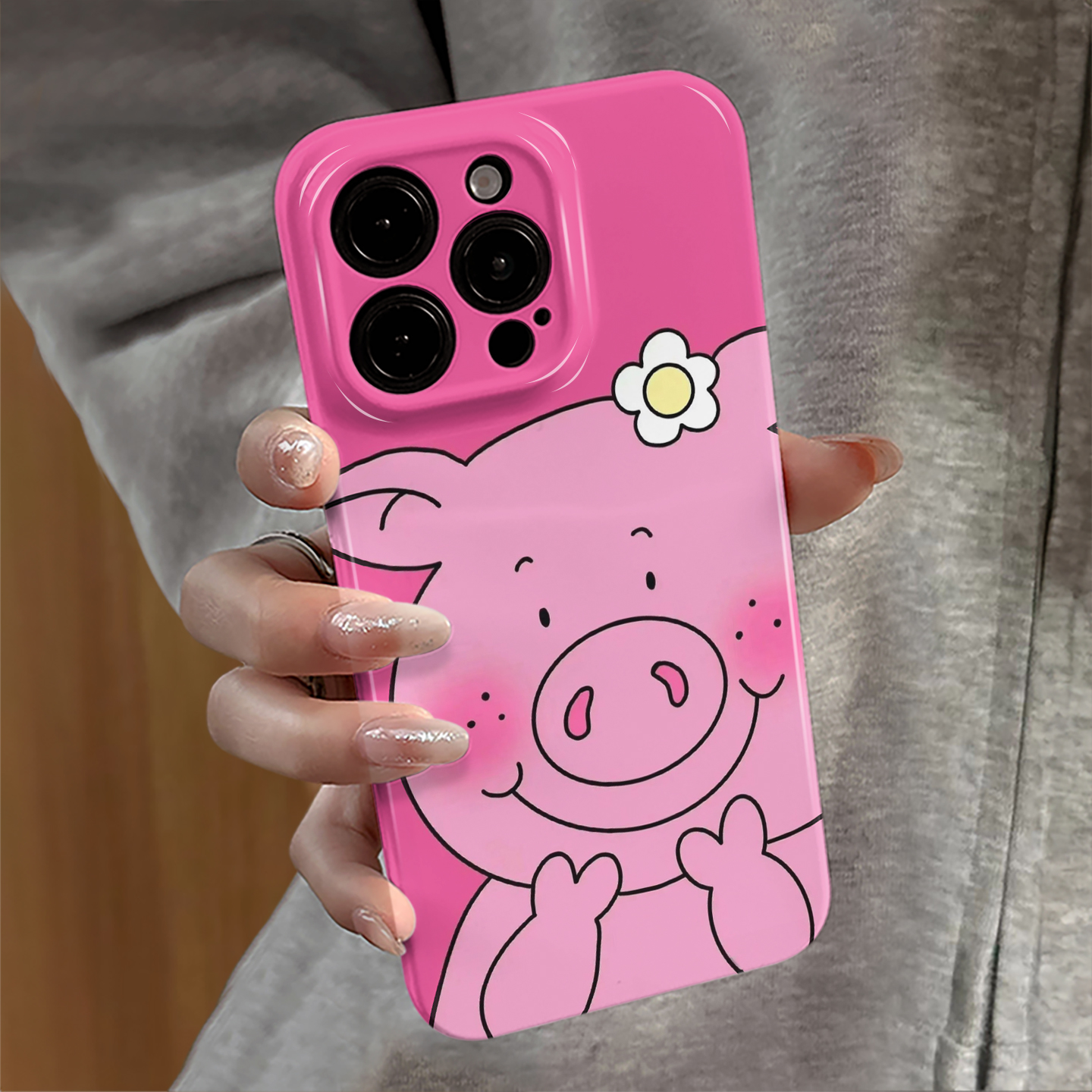 玛莎猪适用苹果17pro手机壳iPhone16promax新款iP15pro可爱14卡通13防摔套oppo12小米个性华为荣耀vivo红米