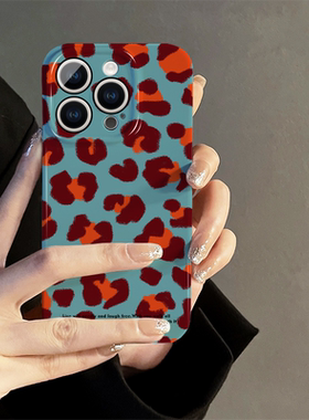 适用华为p70手机壳nova12/11/10/9/8/7新款女r17高级硅胶pura70全包p60/50/40/30防摔保护套pro+薄SE棕色豹纹