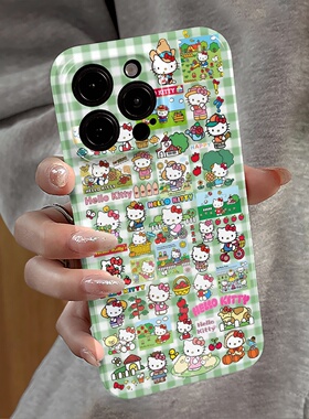 适用iPhone17promax手机壳苹果16pro卡通ip15pro新款14华为13小米12防摔套oppo满屏kt猫红米11全包vivo荣耀e