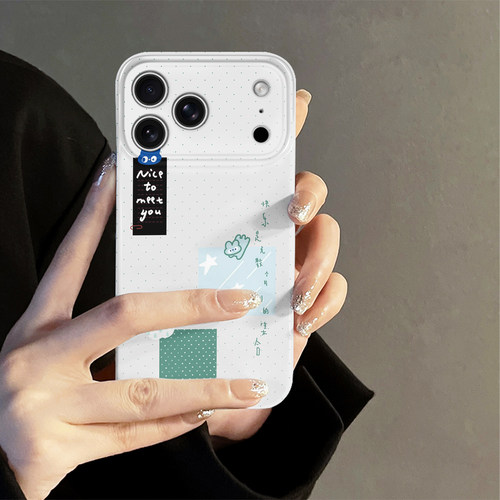 简约波点适用苹果18promax手机壳iPhone17pro个性16日韩15小众oppo14防摔套13十八新款华为荣耀小米vivo红米