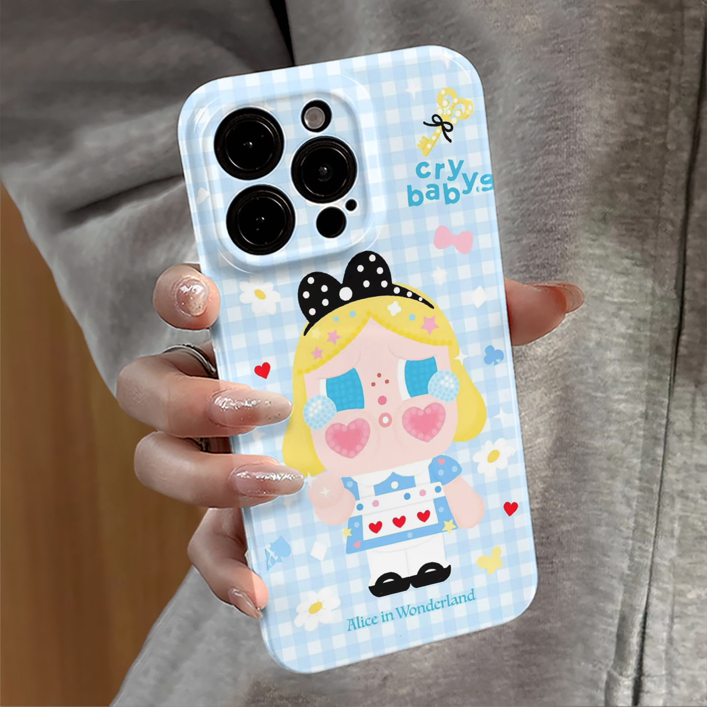 适用苹果15pro手机壳女iPhone16promax新款14小米13华为mate简约xsmax可爱哭娃oppo红米11防摔v12套vivo荣耀E