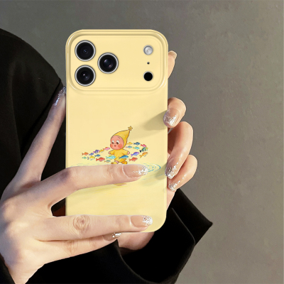小鱼星星人适用苹果16pro手机壳iPhone17promax新款15pro可爱14潮牌13防摔套oppo12小米卡通华为荣耀vivo红米