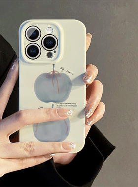 适用苹果15promax手机壳女华为小米oppo红米vivo荣耀iPhone16蓝色苹果14新款ip13保护套12防摔mate60p个性11