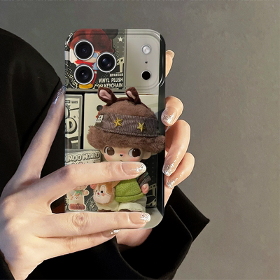 卡通dimoo适用苹果17pro手机壳iPhone16promax新款iP15pro潮玩14可爱13防摔套12小米oppo华为11荣耀vivo红米e