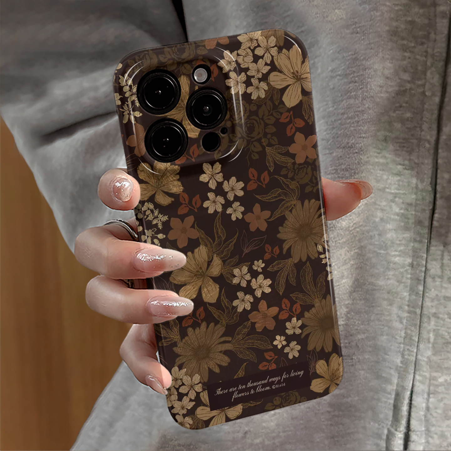 适用苹果17pro手机壳iPhone16promax复古碎花ip15pro新款14个性13小米12防摔套oppo华为红米11全包vivo荣耀e