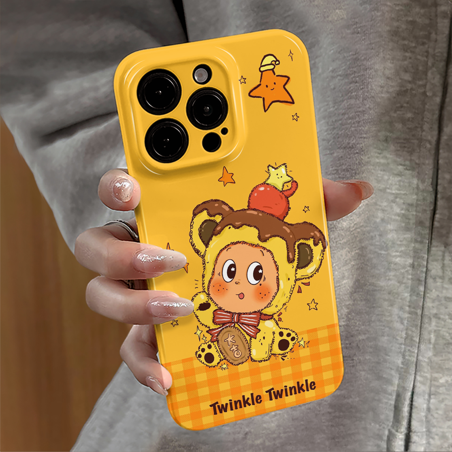 适用苹果16promax手机壳iPhone17pro可爱星星人ip15pro新款14潮牌13小米12防摔套oppo华为全包11荣耀vivo红米