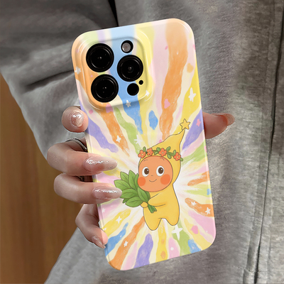 柚子叶星星人适用苹果17promax手机壳iPhone16pro卡通15pro新款13潮牌14防摔套12华为oppo荣耀11小米vivo红米