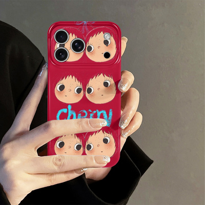 yuy玉头像适用苹果17promax手机壳iPhone16pro简约15pro新款14少女13防摔套oppo12小米卡通华为荣耀vivo红米