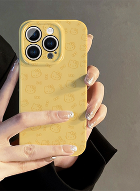 适用苹果16华为小米oppo红米vivo荣耀iPhone15手机壳女卡通14promax新款i13保护套12满屏kt猫mate60p防摔11薄