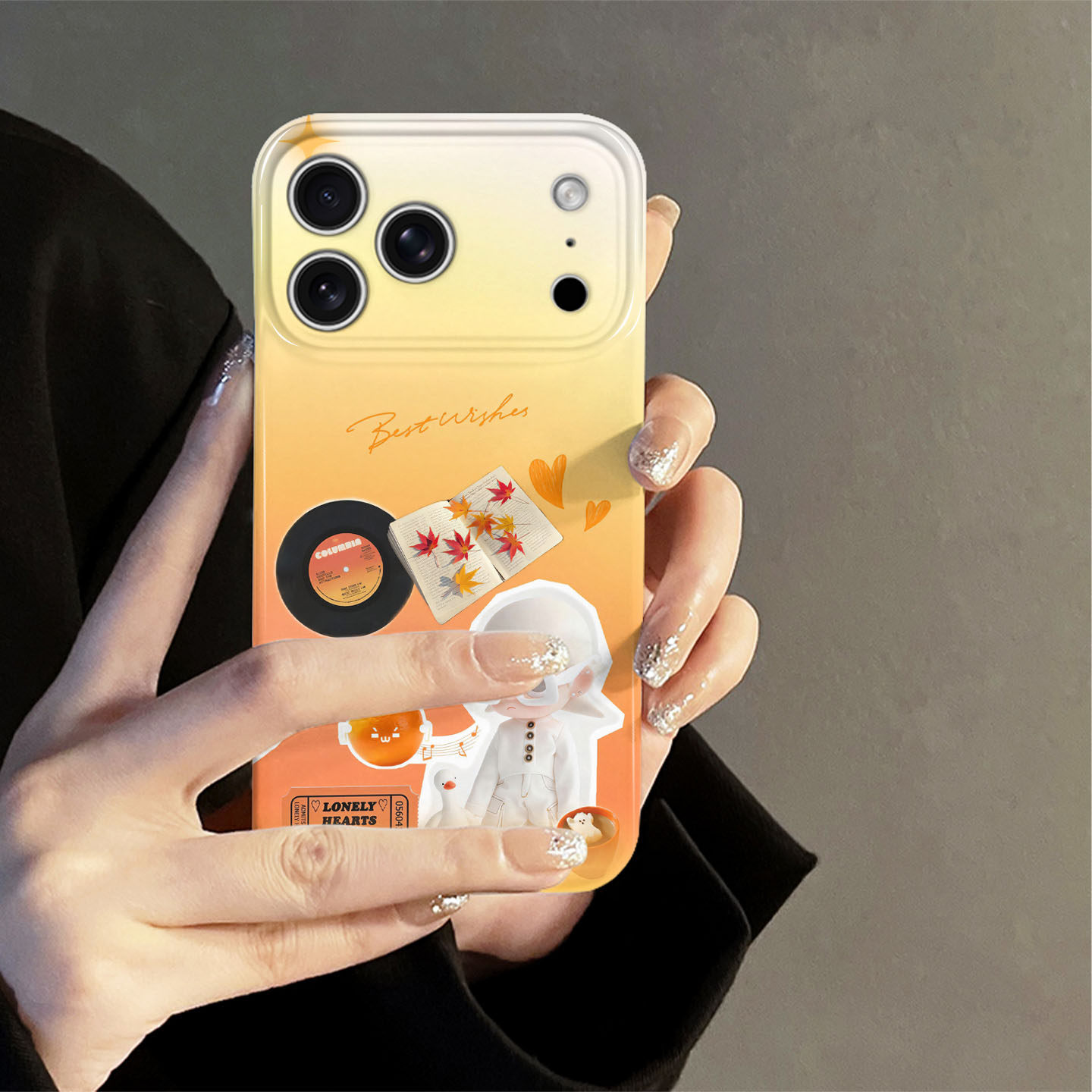 橙子zsiga适用苹果17pro手机壳iPhone16promax卡通1iP5嘎子姐14新款13防摔套华为12oppo小米潮玩荣耀vivo红米 - 实物图