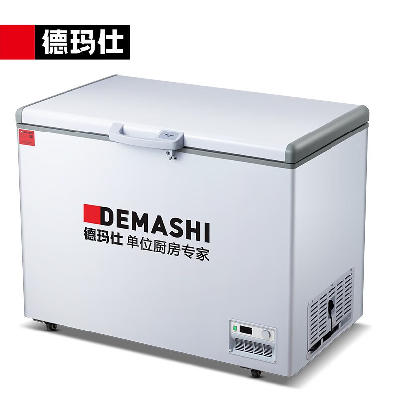 德玛仕demashi商用冰柜冷冻保鲜柜顶开门冰箱铜管制冷卧式冰柜
