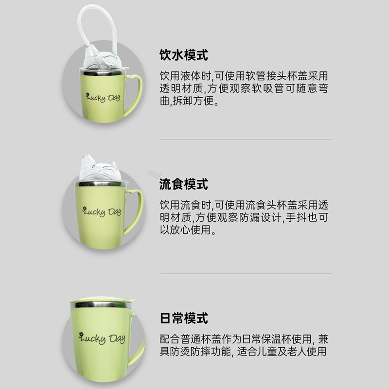 护理杯病人孕妇饮水有盖