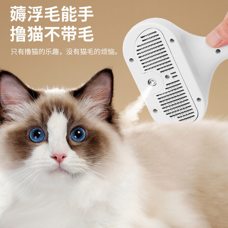 宠物喷雾除毛刷电动按摩