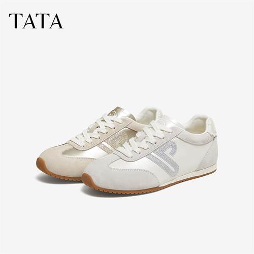 TATA他她女鞋2026秋季新款阿甘鞋平底休闲运动芭蕾德训鞋G6M01CM6
