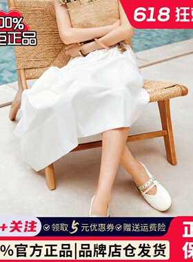 专柜正品他她2026春款女鞋浅口鞋子休闲气质粗跟玛丽珍鞋XTT02AQ6