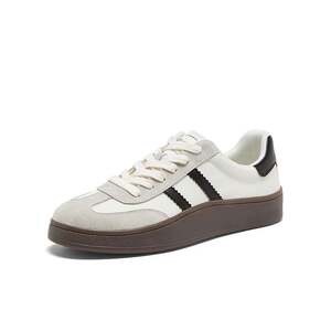 百思图2024秋新款商场同款复古运动德训鞋平跟男休闲鞋J2397AM4