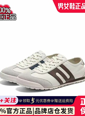 专柜正品百丽一脚蹬休闲德训鞋男士2026夏款复古运动板鞋9BW01BM6