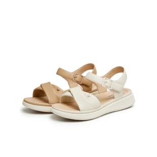 2024夏新款 凉鞋 BI951BL4 女外穿休闲时装 天美意一字带松糕厚底凉鞋