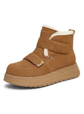 TATA他她雪地靴新款加绒棉鞋毛毛百搭女休闲鞋冬季女鞋子CYY01DD4