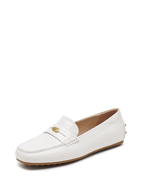 思加图2025春季新款英伦风豆豆鞋乐福鞋一脚蹬小皮鞋女鞋S5813AA5