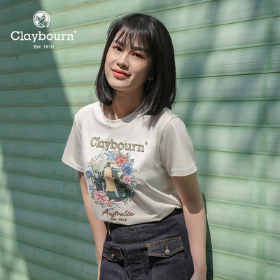 Claybourn/考拉奔法式短袖T恤