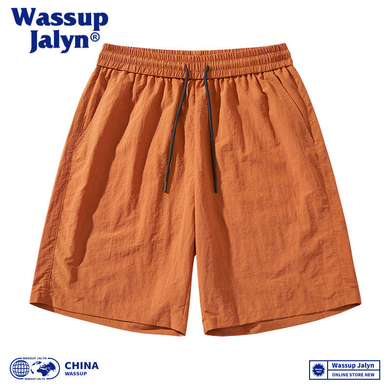 WASSUP JALYN速干冰丝跑步运动短裤男女夏季薄款休闲宽松五分裤子,男装,短裤,淘宝优惠券,粉丝福利购,淘宝优惠卷