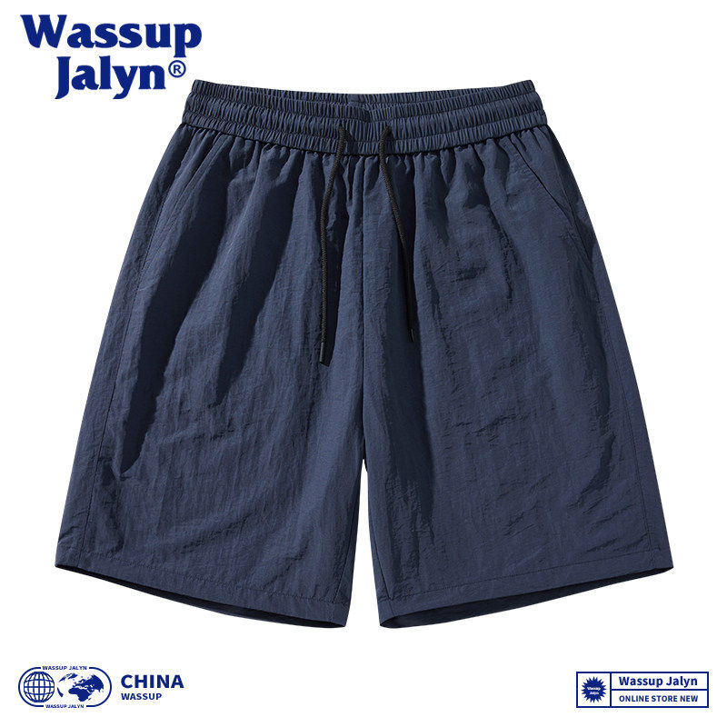 WASSUP JALYN速干冰丝跑步运动短裤男女夏季薄款休闲宽松五分裤子,男装,短裤,淘宝优惠券,粉丝福利购,淘宝优惠卷