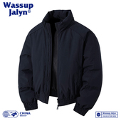 立领飞行员棉衣男冬季 WASSUP JALYN美式 加厚保暖棉袄宽松棉服外套