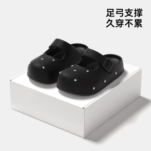厚底玛丽珍洞洞鞋女款2026新款巨好看夏季外穿防滑包头凉拖鞋女夏