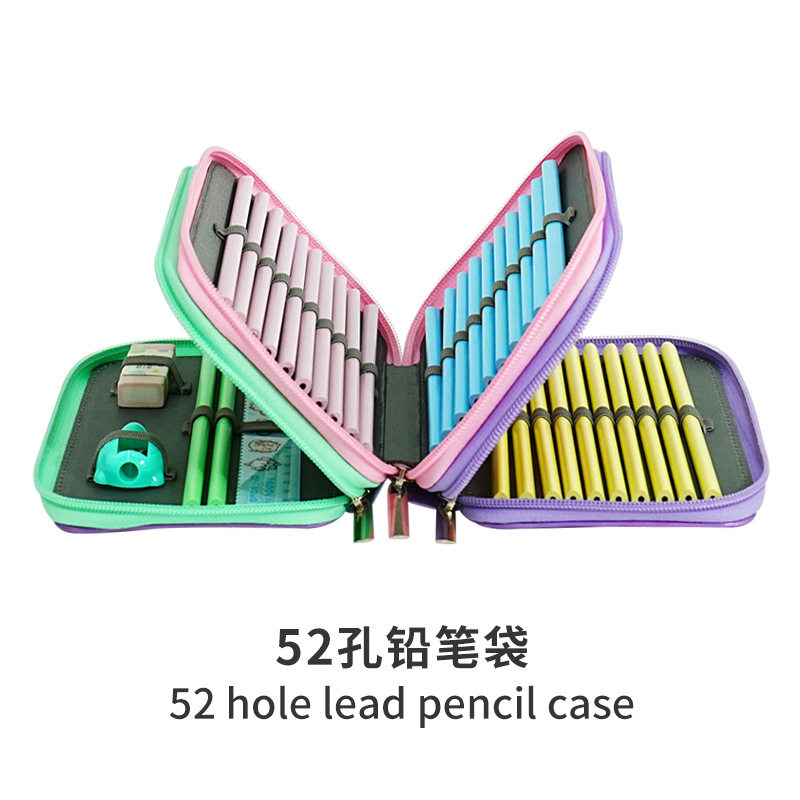 美术笔袋防摔防震铅描收