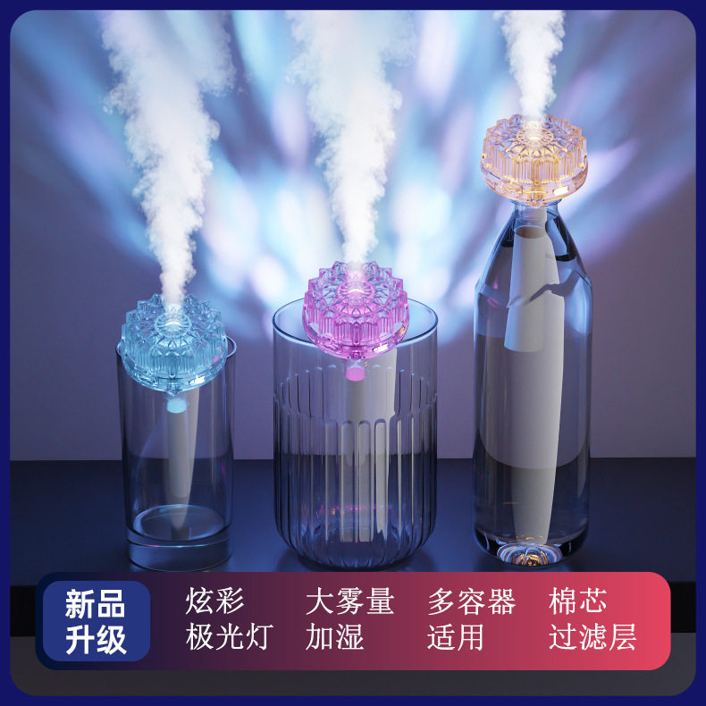 新款USB迷你极光加湿器便