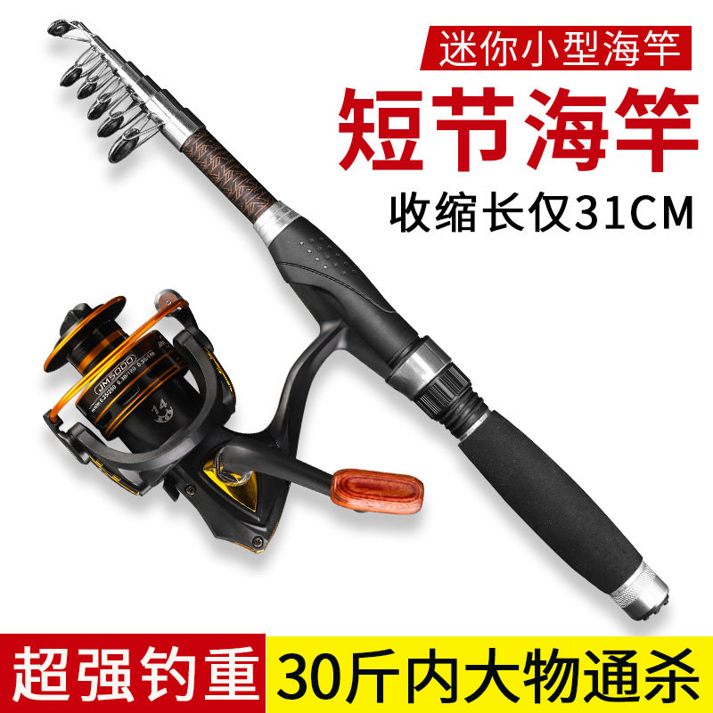 短节海竿迷你小玻璃钢海