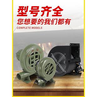 工业用风机 鼓风机小型家用烧火烧烤静音220v大功率强力吹风便携式