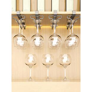 红酒杯架倒挂置物架高档轻奢悬挂架子高脚杯酒柜洋酒沥水橱柜下挂