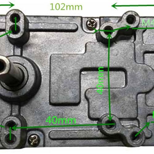 555直a流减速电机2412游戏机马达七字型轴径8金属齿轮声音小
