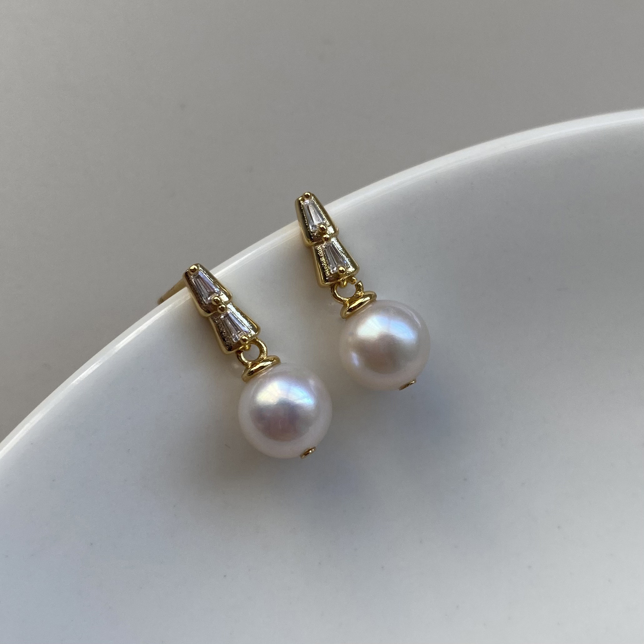 珍氏珠宝天然淡水珍珠耳钉女款正圆简约百搭气质精致镶锆耳坠耳饰,珠宝/钻石/翡翠,耳饰,淘宝优惠券,粉丝福利购,淘宝优惠卷