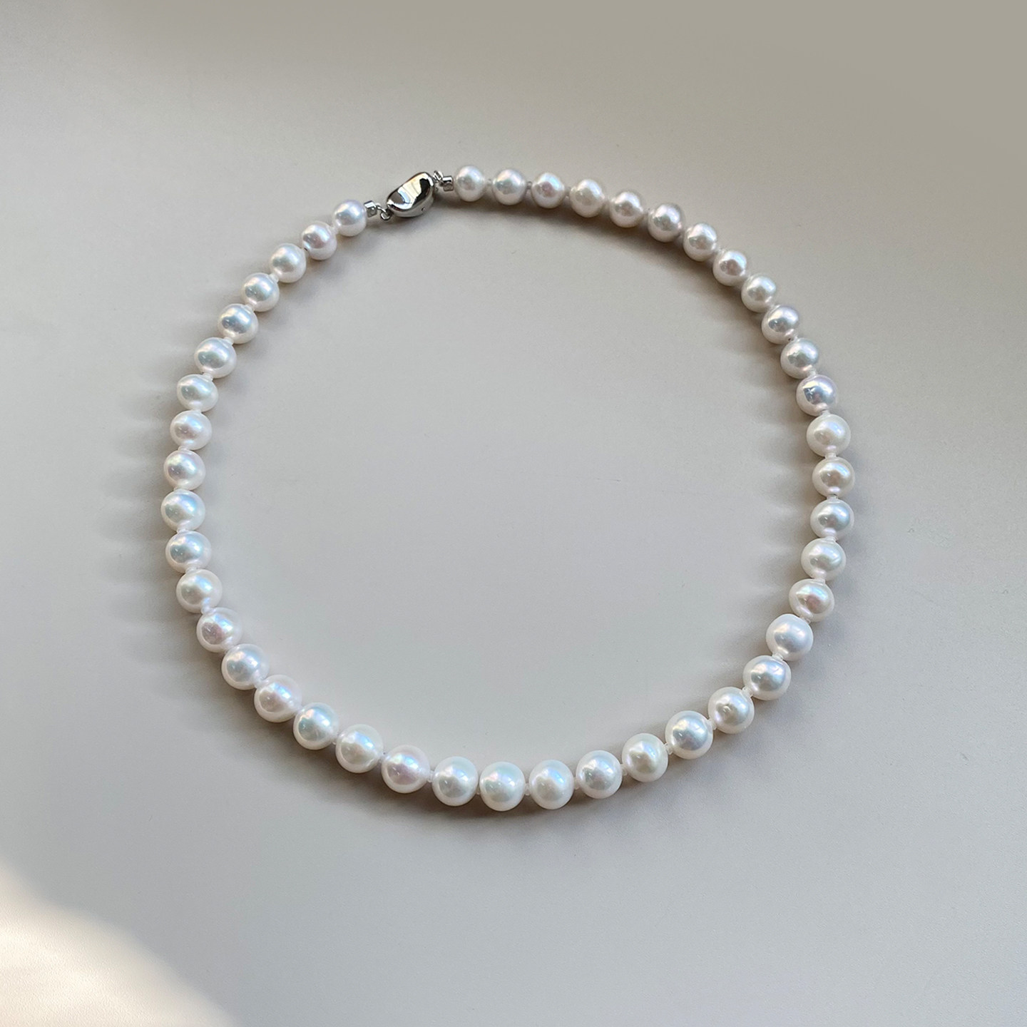 珍氏珠宝天然淡水珍珠项链女款S925银强光百搭颈链送妈妈女友礼物,珠宝/钻石/翡翠,颈饰,淘宝优惠券,粉丝福利购,淘宝优惠卷