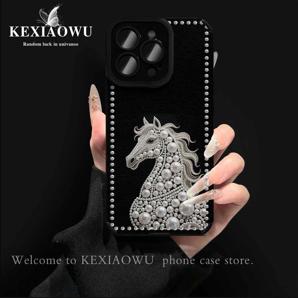 珍珠白马华为荣耀全包防摔壳