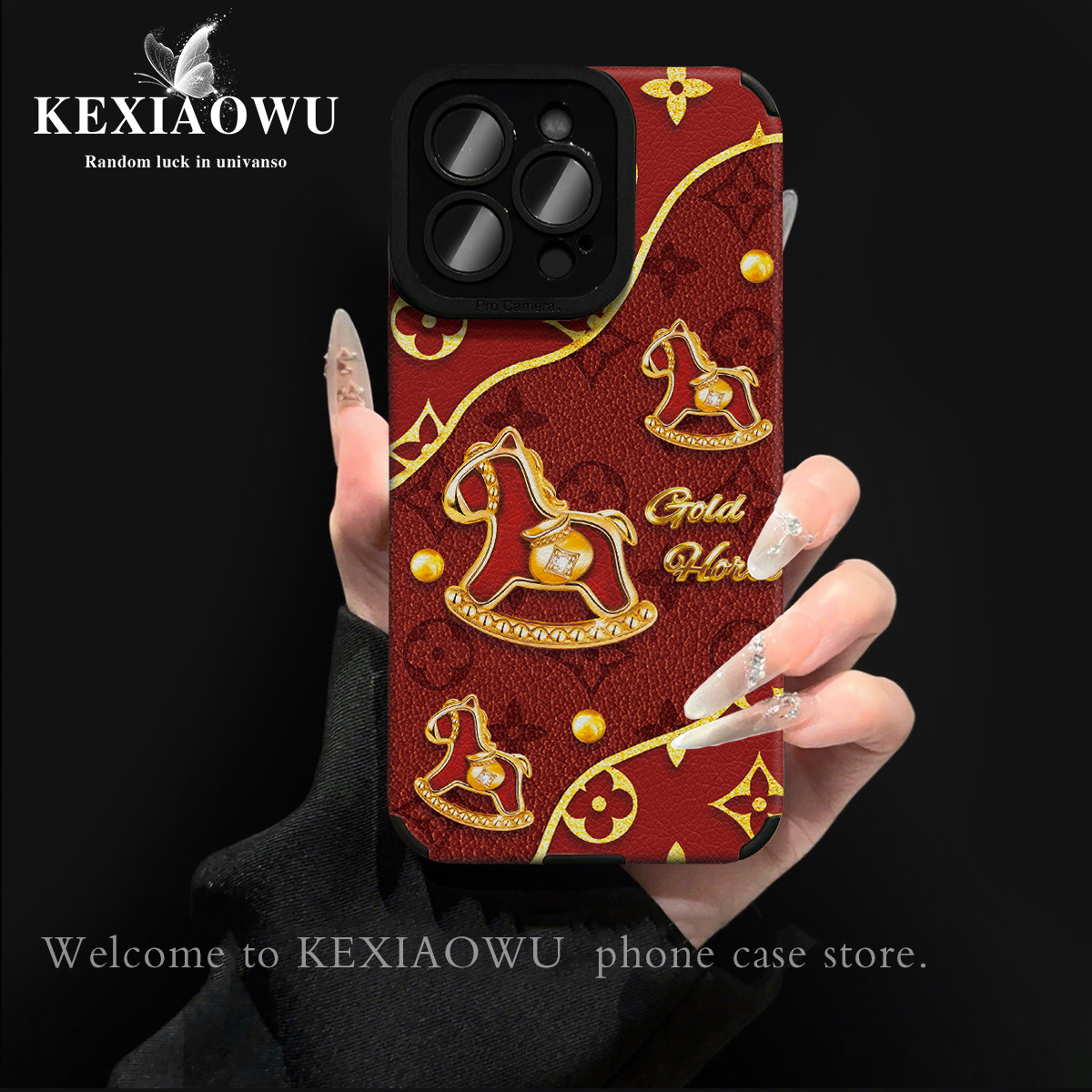适用苹果14pro鎏金木马15promax瞳眼16plus羊皮iPhone11防摔xsmax手机壳13promax国风手链17promax手机保护套,3C数码配件,手机保护套/壳,淘宝优惠券,粉丝福利购,淘宝优惠卷