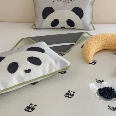 卡通小动物养生席凉感冰丝枕套单人儿童单个枕芯套可爱枕头套