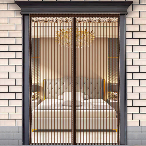 贝帘金刚纱魔术贴门帘猫狗抓不破