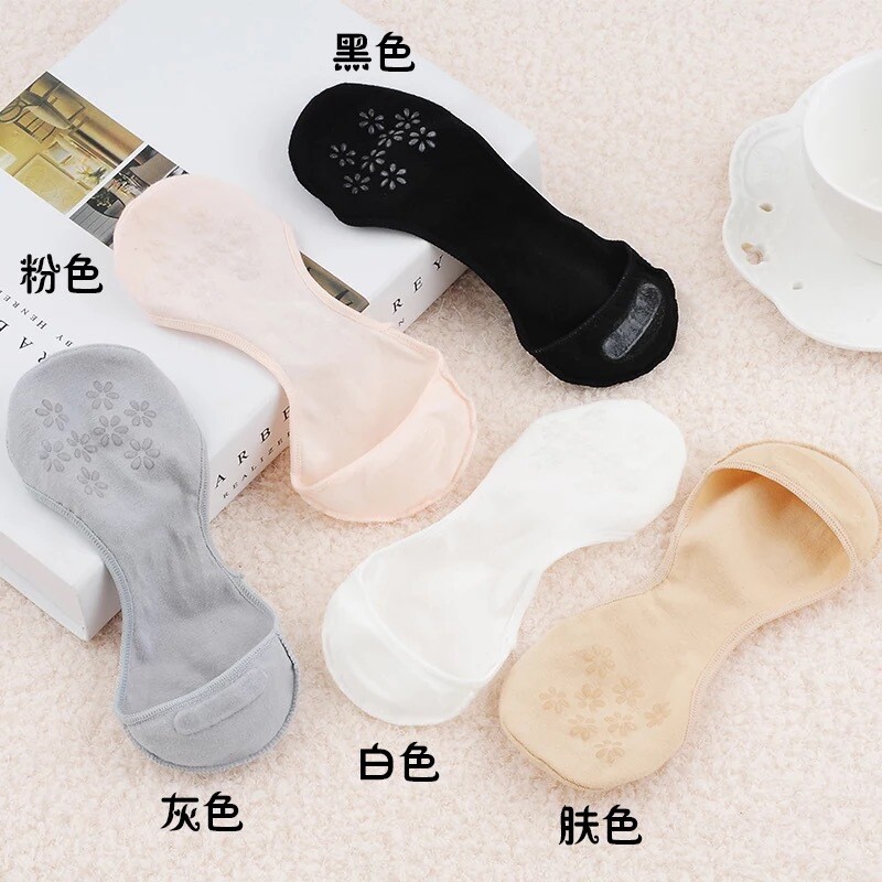 君鸿月船袜浅口隐形袜高跟鞋袜子春夏薄款防滑女袜不掉跟透气短袜